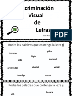 Discriminacion Visual Letras