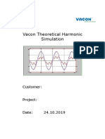 Vacon Theoretical Harmonic Simulation Report