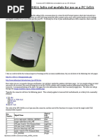 Convert An HP C4103A Infra Red Module For Use As A PC IrDA Port