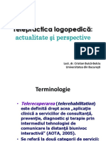 Telepractica Logopedica Actualitate Si P PDF