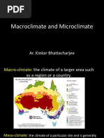 Unit I - Macroclimate and Microclimate PDF