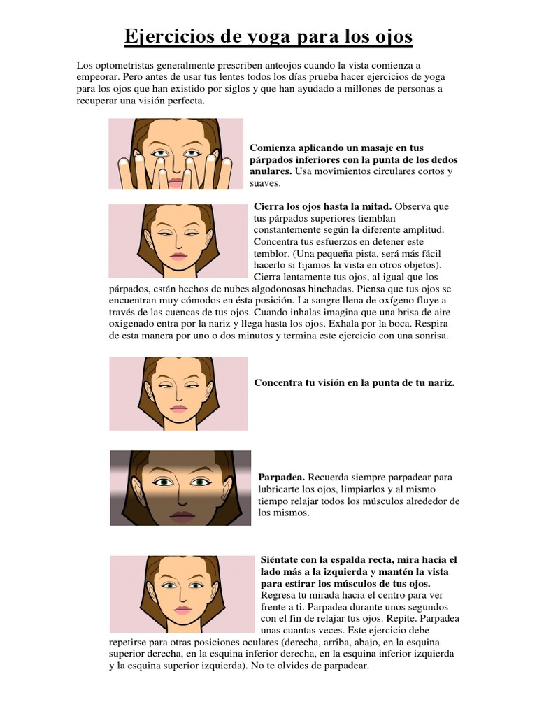 Ejercicios de Yoga para Los Ojos | PDF | Ojo | Naturaleza