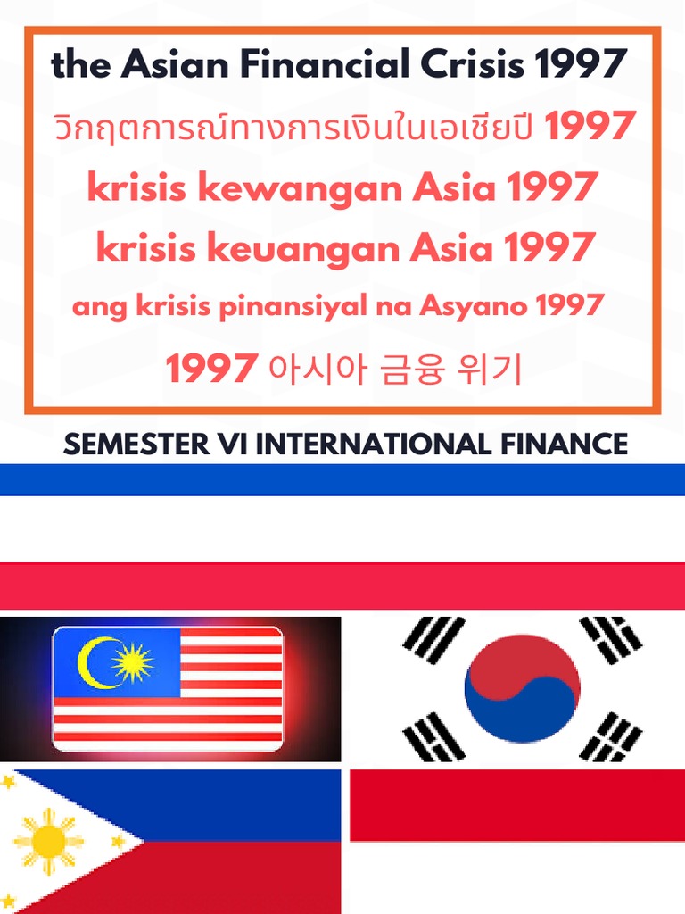 Asian Tigers Financial Crisis 1997 | PDF | Indonesian Rupiah | 1997 ...