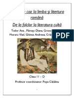240986790-De-La-Folclor-La-Literatura-Culta-studiu-de-caz-clasa-a11a