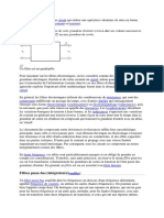 Un Filtre Électronique Est Un Circuit Qui Réalise Une Opération Volontaire de Mise en Forme D