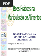 capacitação na manipulação