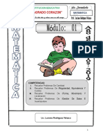 Resuelve problemas de cantidad en matemática