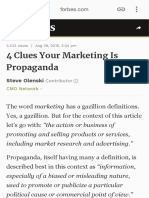 Marketing Propaganda