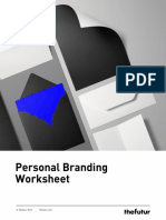 Personal Branding Workseet