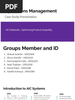 assignment OM case study