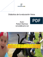 DIDACTICA DE LA EDUCACIÓN FISICA