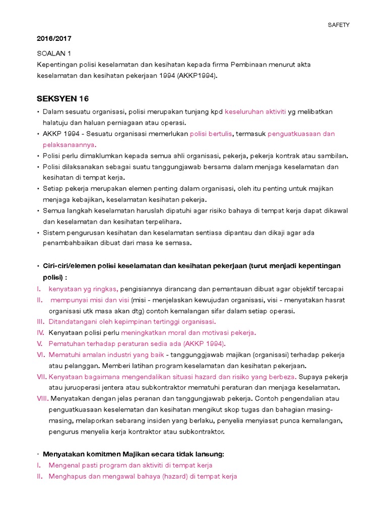 Safety Final Exam 1.0 PDF