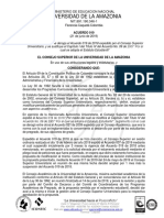 Acuerdo 019 - Opciones de Grado Pregrado