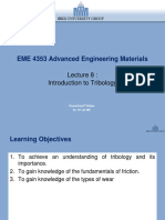 Lecture 8 Tribology