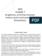 HM3 - Unidade 7 - Generos Do Romantismo - Pps