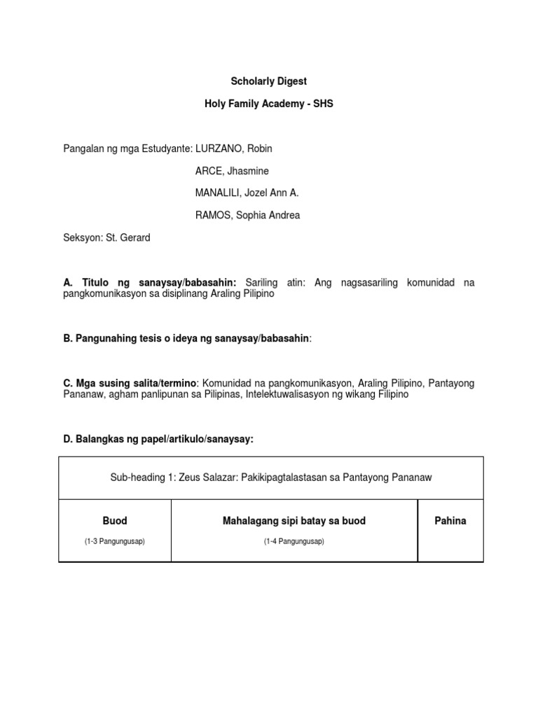 Buod | PDF