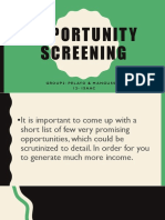 1 Opporuntiy Screening 1