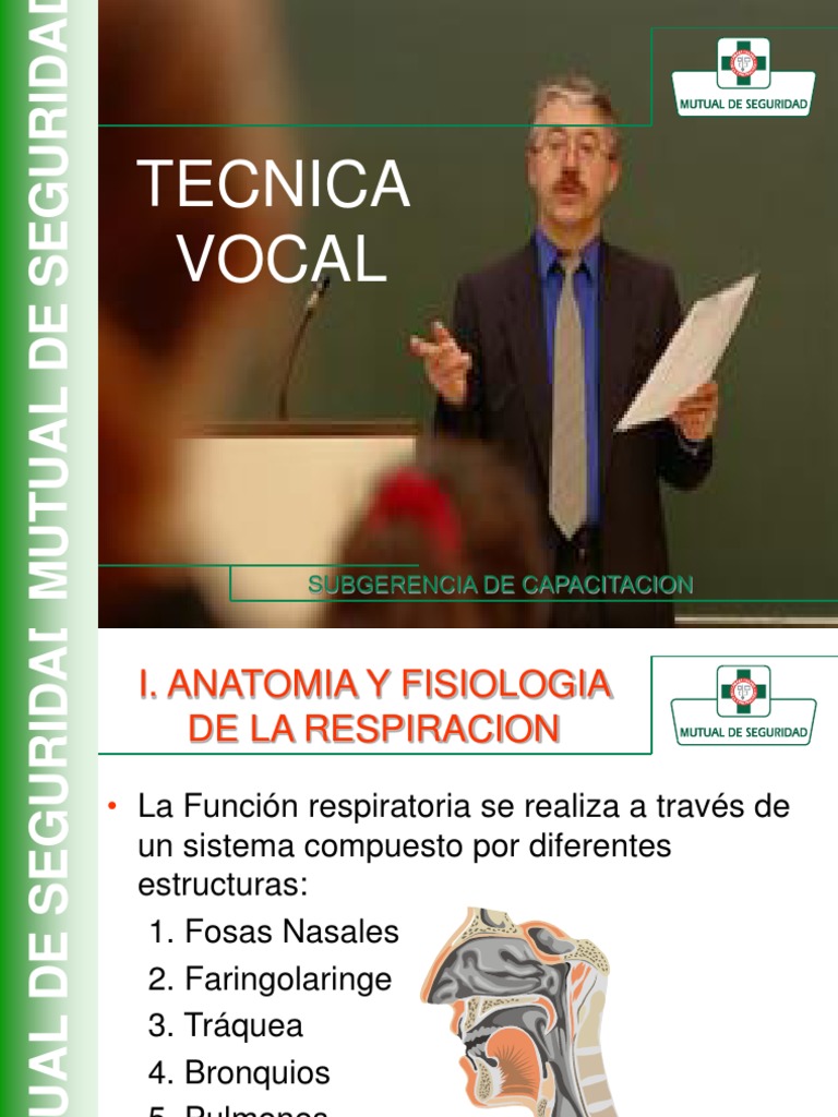 Tecnica Vocal | PDF | Sonido | Sistema respiratorio