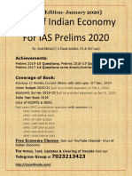 Prelims 2020 Crux of Indian Economy PDF