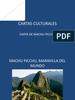 Carta de Machu Pichu