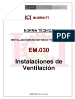 Norma EM.030 - Instalaciones de Ventilacion