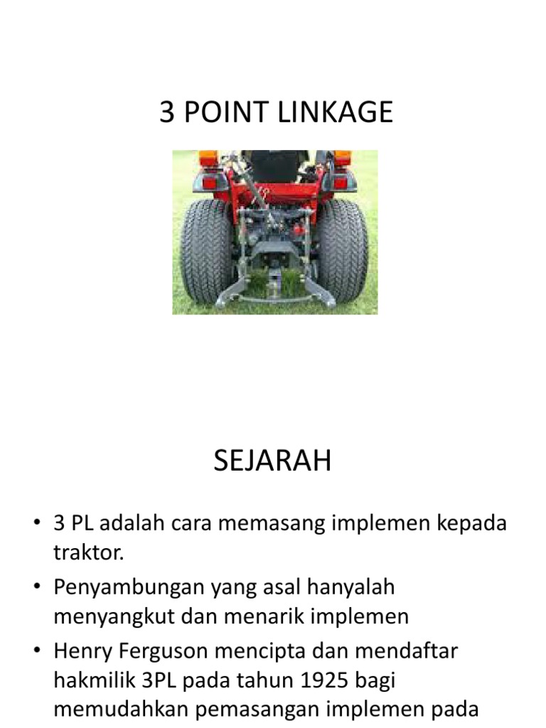 Pemasangan dan Fungsi 3 Point Linkage | PDF