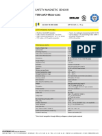 Ficha Técnica Sensor Magnético