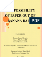 Paper Out of Banana Bark SIP