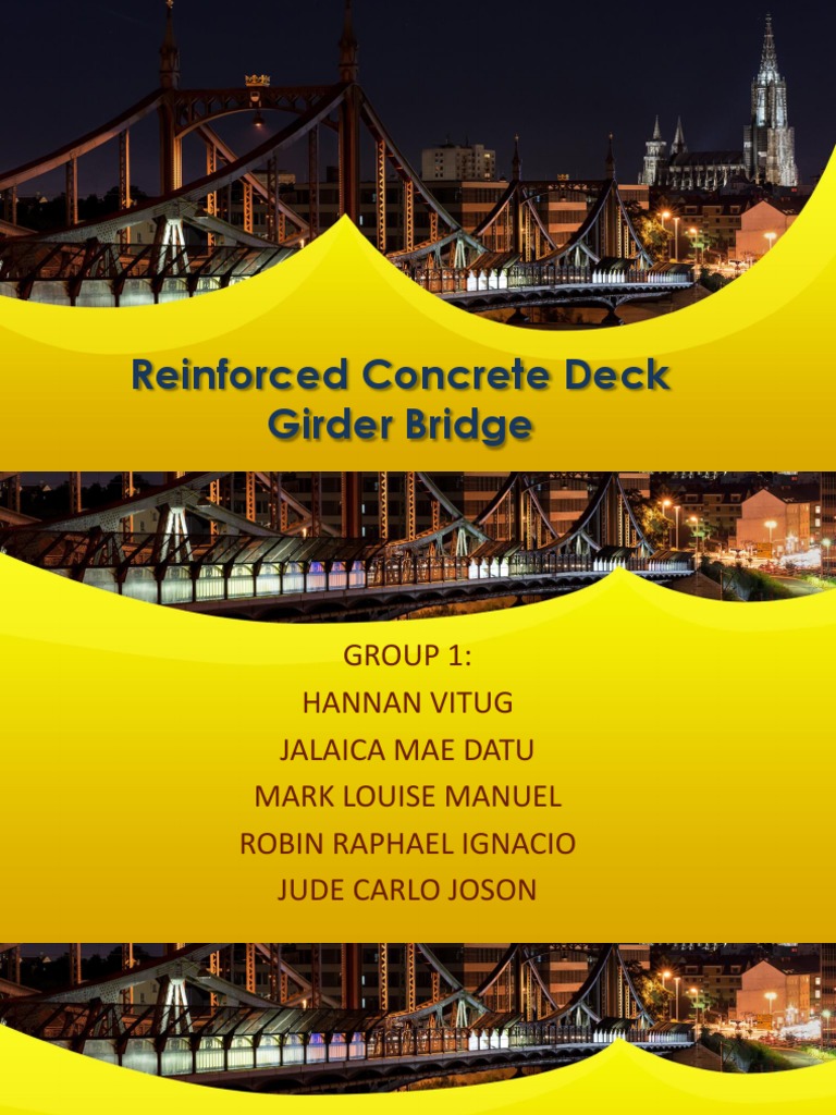 Reinforced Concrete Deck Girder Bridge | PDF