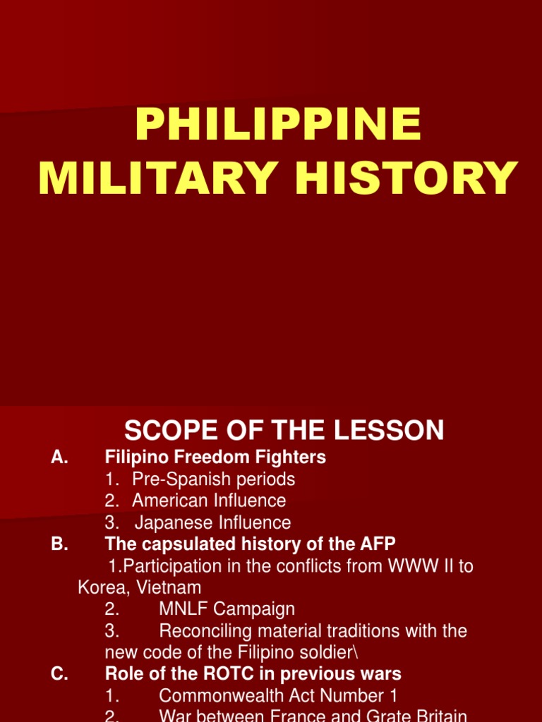 Philippine Military History | PDF | Juan Ponce Enrile | Philippines