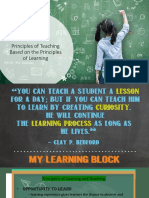 Principles of Teaching Report