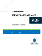 Evaluasi Usaha untuk Kewirausahaan