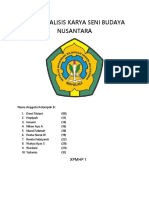 Analisis Seni Budaya Nusantara