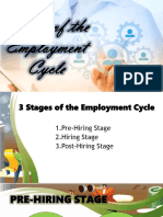 3 Stages Employment Cycle