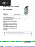 QUINT-ORING 24DC Redundancy Module Guide | PDF | Power Supply | Electricity