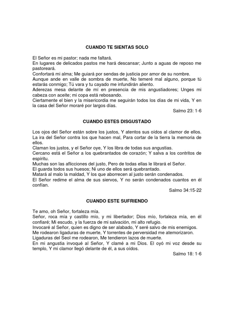 Apoyo espiritual en momentos difíciles | PDF | Oración | Cristo (título)