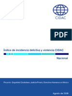 CIDAC Indice Violencia Delincuencia