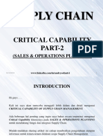 Supply Chain - Critical Capability Part 2 (S&op Planning) - 2