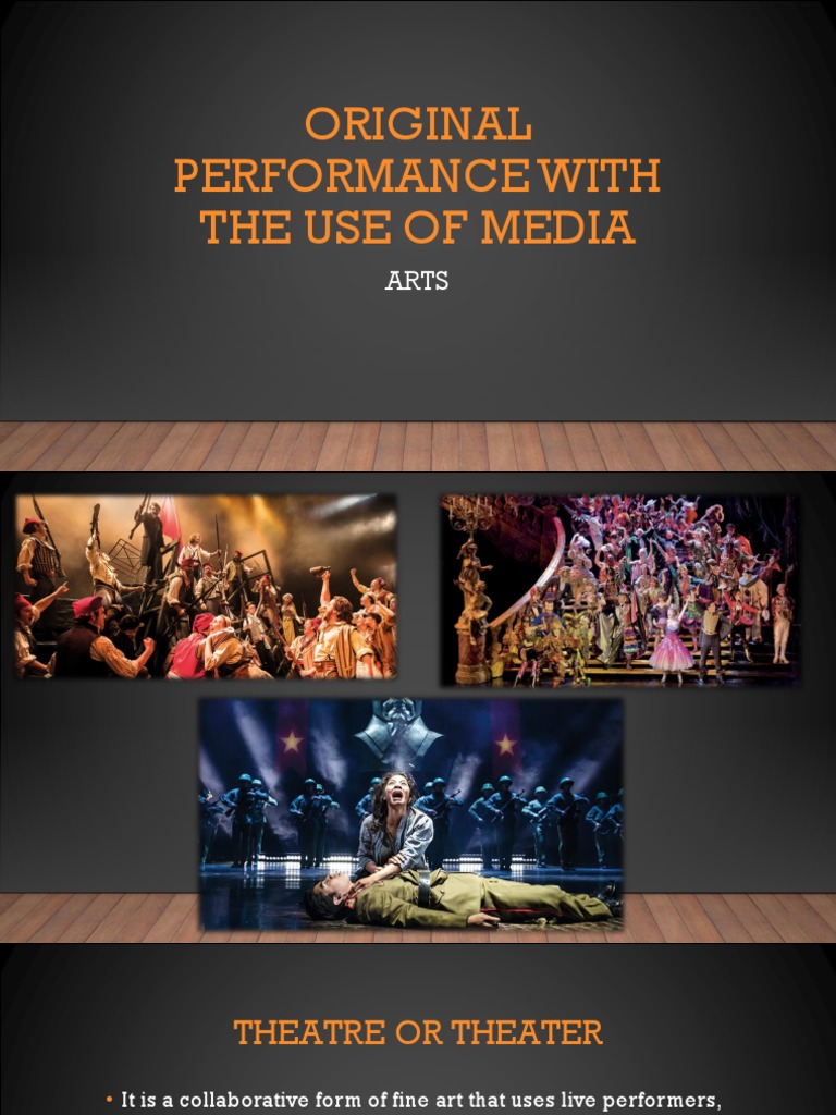 Media-Enhanced Original Performance in Theater | PDF | Actor | Theatre