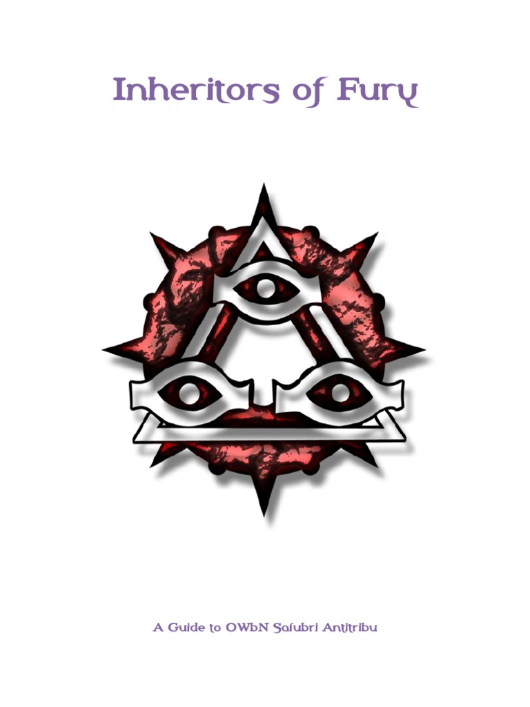 Inheritors of Fury An Owbn Guide To The Salubri An ...