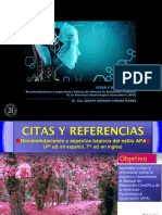 Citas y Referencias - Norma de Reacción Científica APA 2019