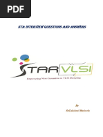 STA Interview Questions and Answers by Sri PDF