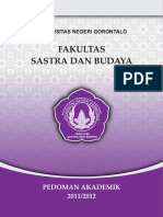Pedoman Akademik Fakultas Sastra Dan Budaya PDF