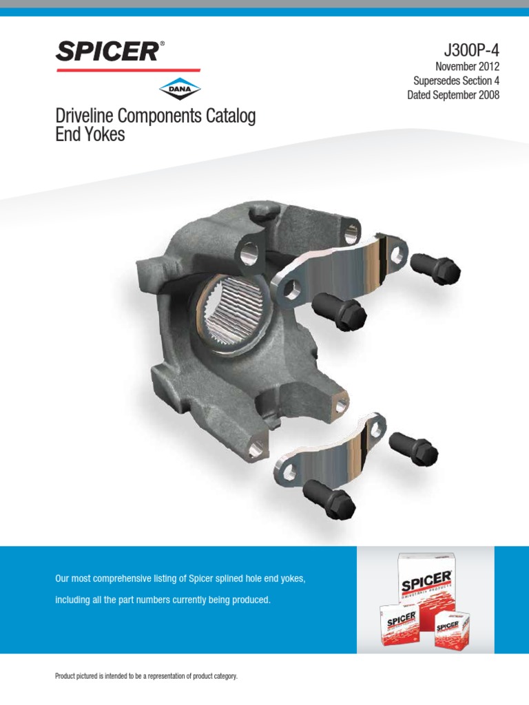 Ford 8.8 Flange Yoke Dana Spicer 1350 Flange Yoke 1350 SERIES - FORD F150,  EXPEDITION 4... Flange Yoke 4xø 500