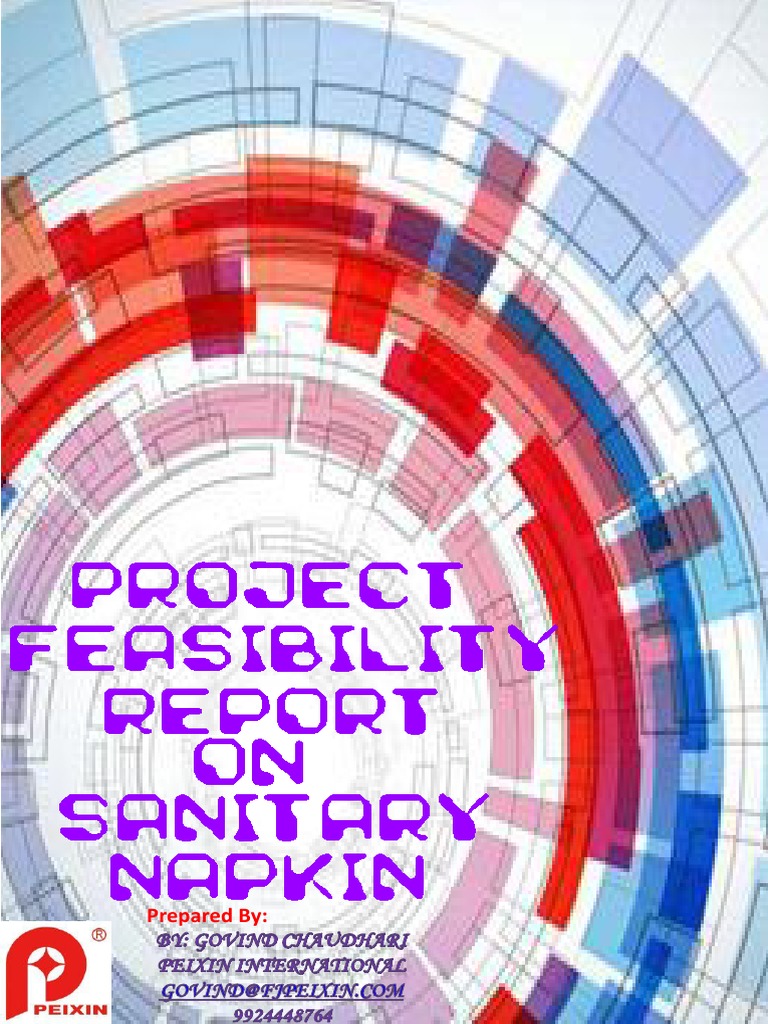 Sanitary Napkin Project Feasibility Report PDF PDF Menstruation