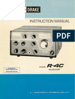 Drake - R-4C HF Comms Reciever - Manual