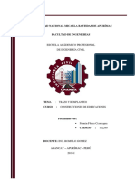 Informe de Trazo y Replanteo