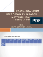 Laporan Jaga 11-11 2019