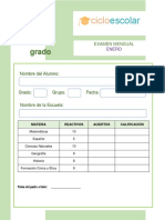 04 Examen - Enero - Cuarto - Grado - 2020