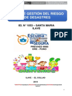 Plan Gestión Riesgo IE Santa María